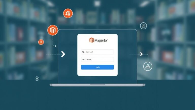 magento login