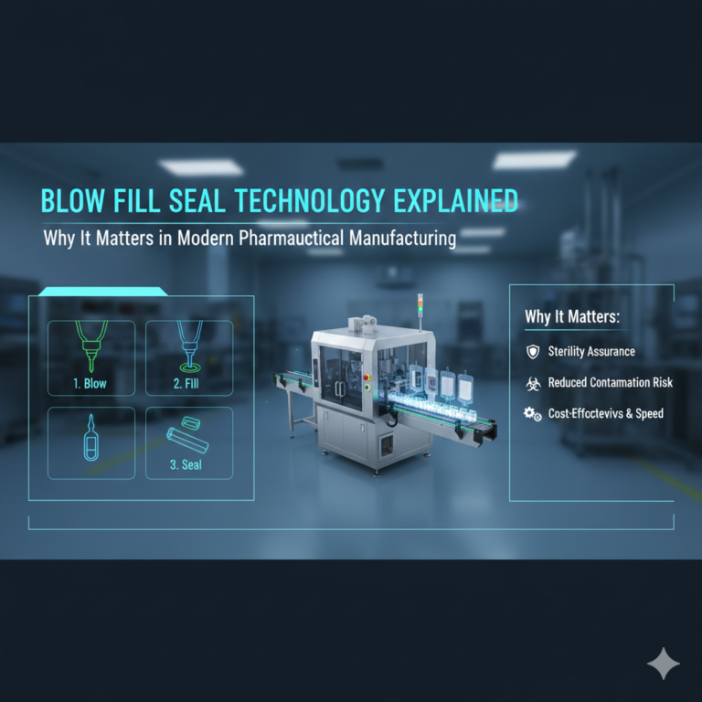 Blow Fill Seal Technology Explained. Why It Matters in Modern Pharmaceutical Manufacturing